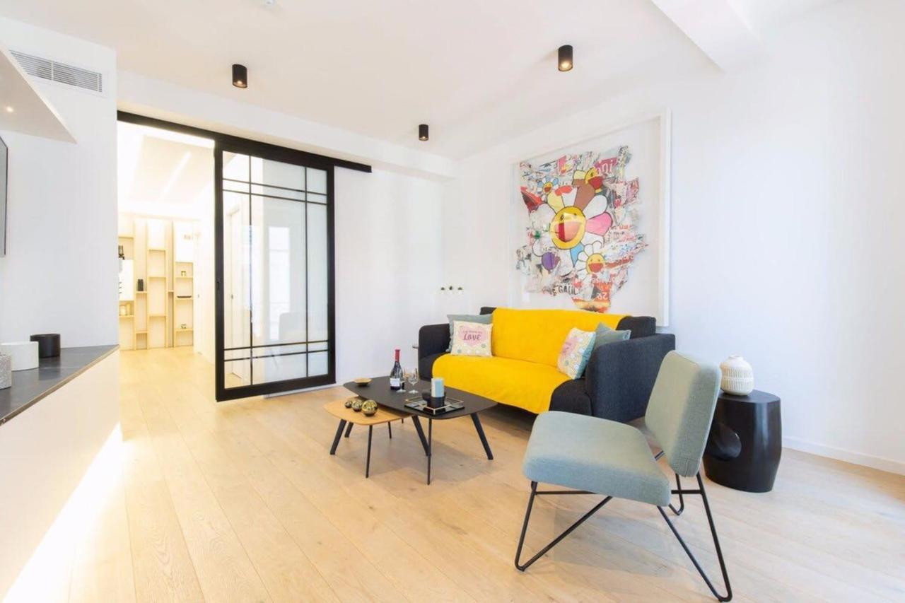 Magnificent Renovated 4-Room Apartment - Croisette Carre D'Or Канны Экстерьер фото